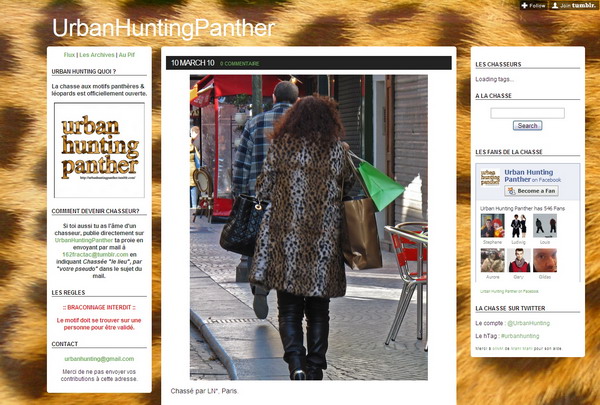 Urban Hunting Panther : chassez la panthère en ville