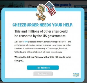 icanhascheezburger sopa blackout homepage